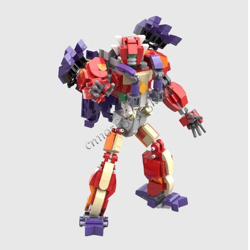 482 ELEMENTY Brickheadz Smash Titan Bot MOC Klocki Konstrukcyjne Modułowe Kreatywne Projektowanie Edukacyjne DIY Zabawki Prezent dla Chłopców na Święta