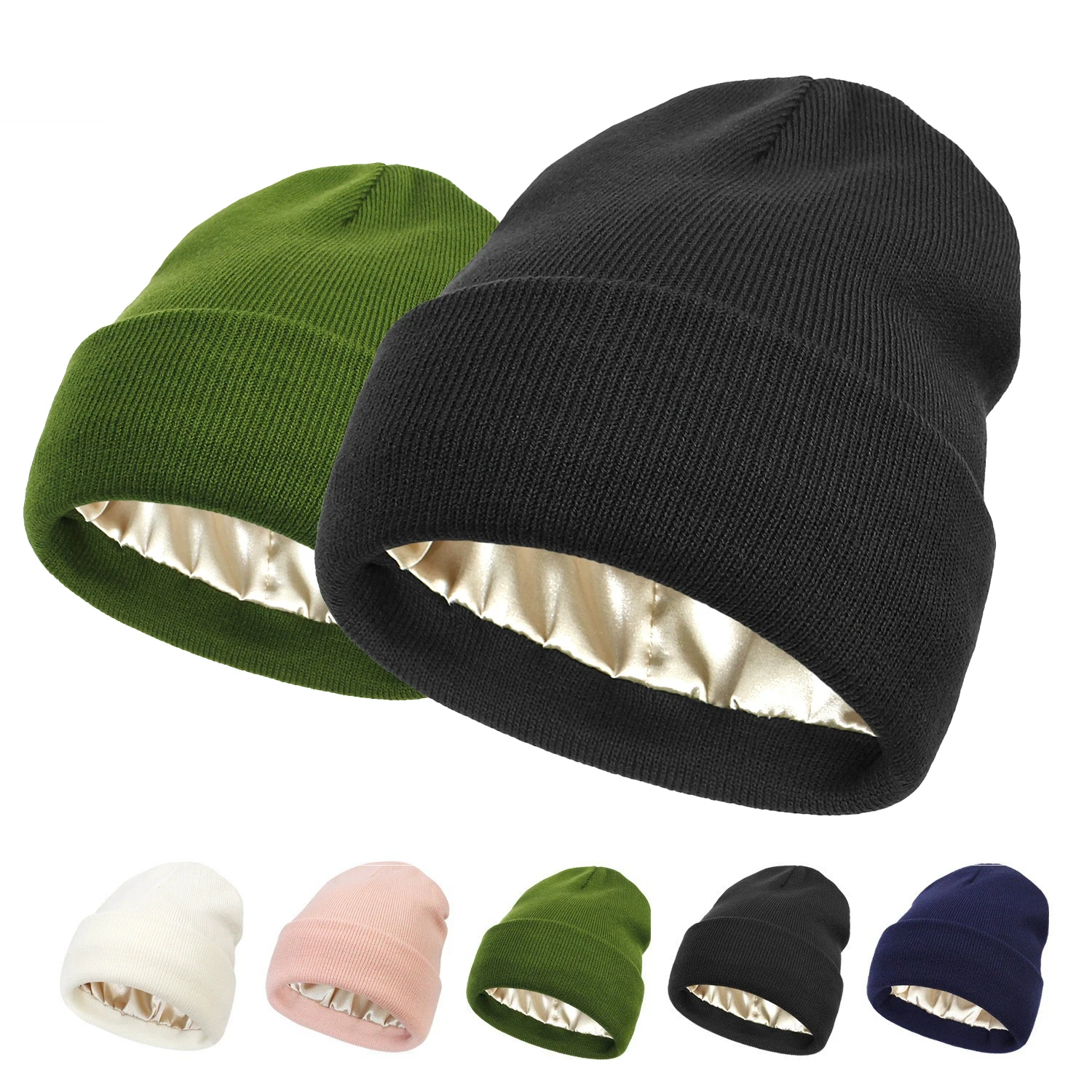 Gorro de punto Gorro con pompón Gorro de punto Gorro de invierno Gorro con pompón