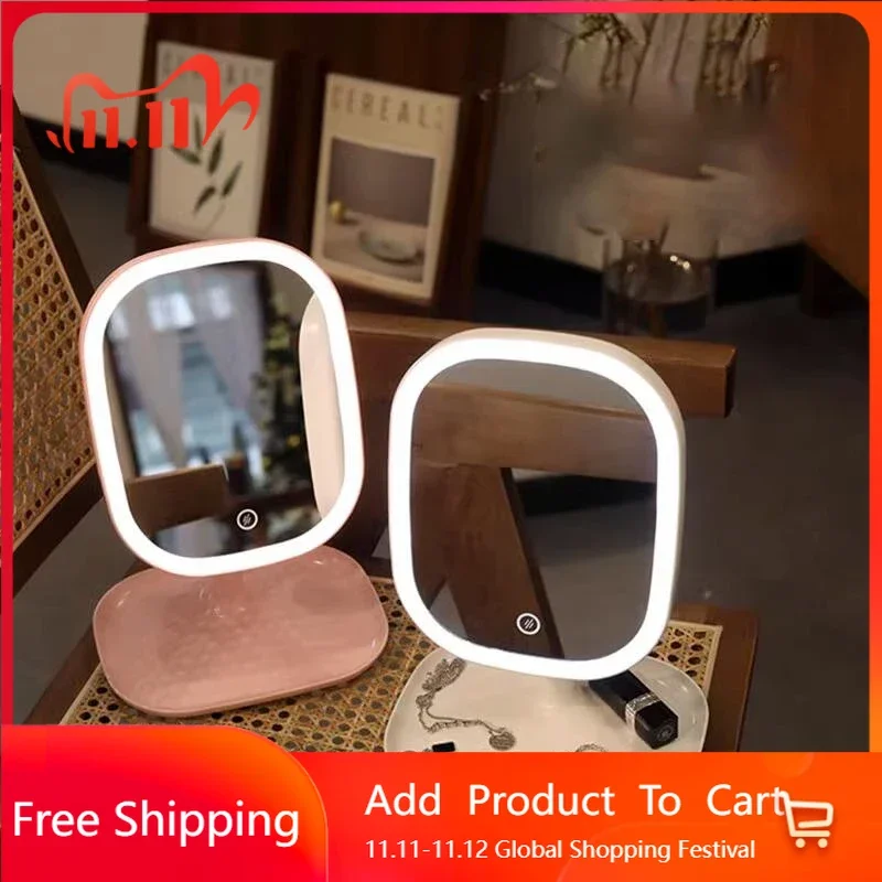 

LED Light Design Decorative Mirrors Vanity Salon Cute Interior Decorative Mirrors Standing Nordic Specchio Da Parete Furnitures