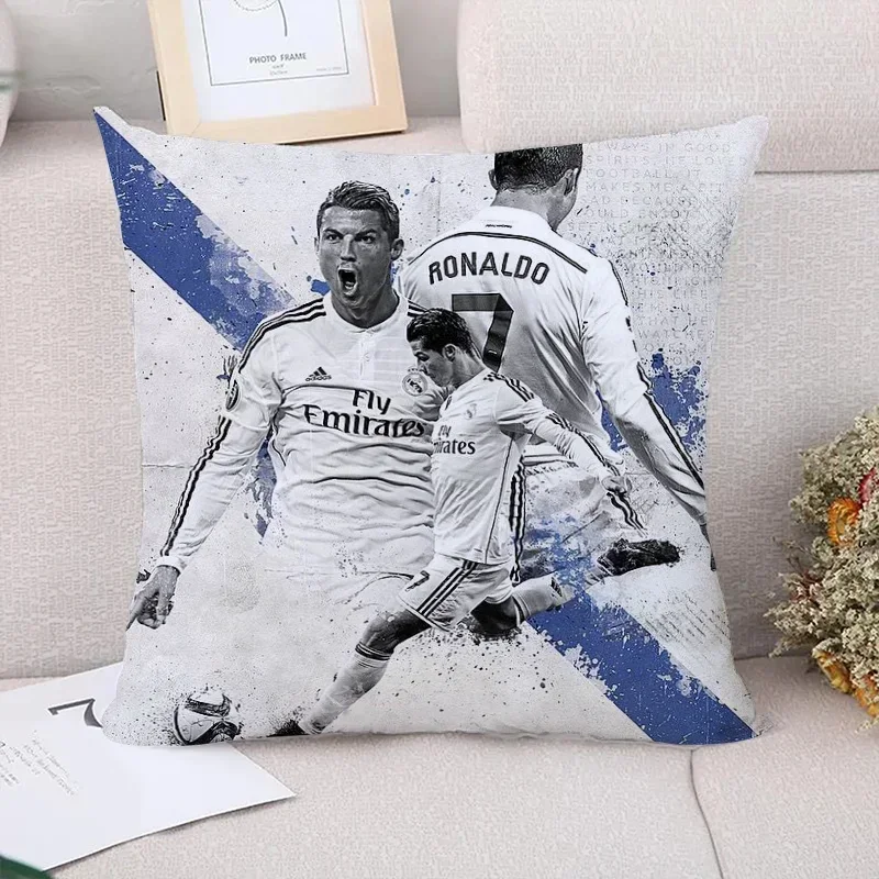 CR7 Cristiano Ronaldo Fall Pillow Cover 40x40 Car Decoration Decorative Pillowcases for Pillows 45x45 Cushions Home Decor Sofa