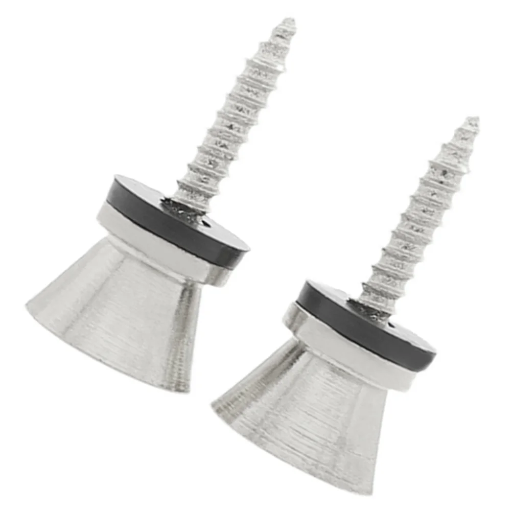 

1Pair Guitar Strap Locks Durable Metal Studs for Replacement Secure Fixation Prevent Strap Slippage Guitar Belt Buckles