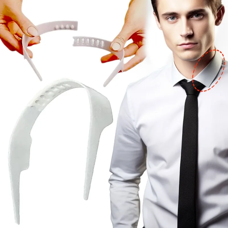 ปรับเสื้อคอปกสนับสนุนเสื้อยืด Stand Collar Shaper เสื้อ Anti-ROLL FIXED Shaper COLLAR Stay Bundle ชุดผ้าอุปกรณ์เสริม