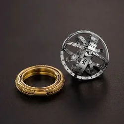 Astronomical Ring, Astronomy Sphere Spinner Ball Vintage Rings, Astronomy Jewelry, Zodiac Jewelry Rings Gifts for Women Men