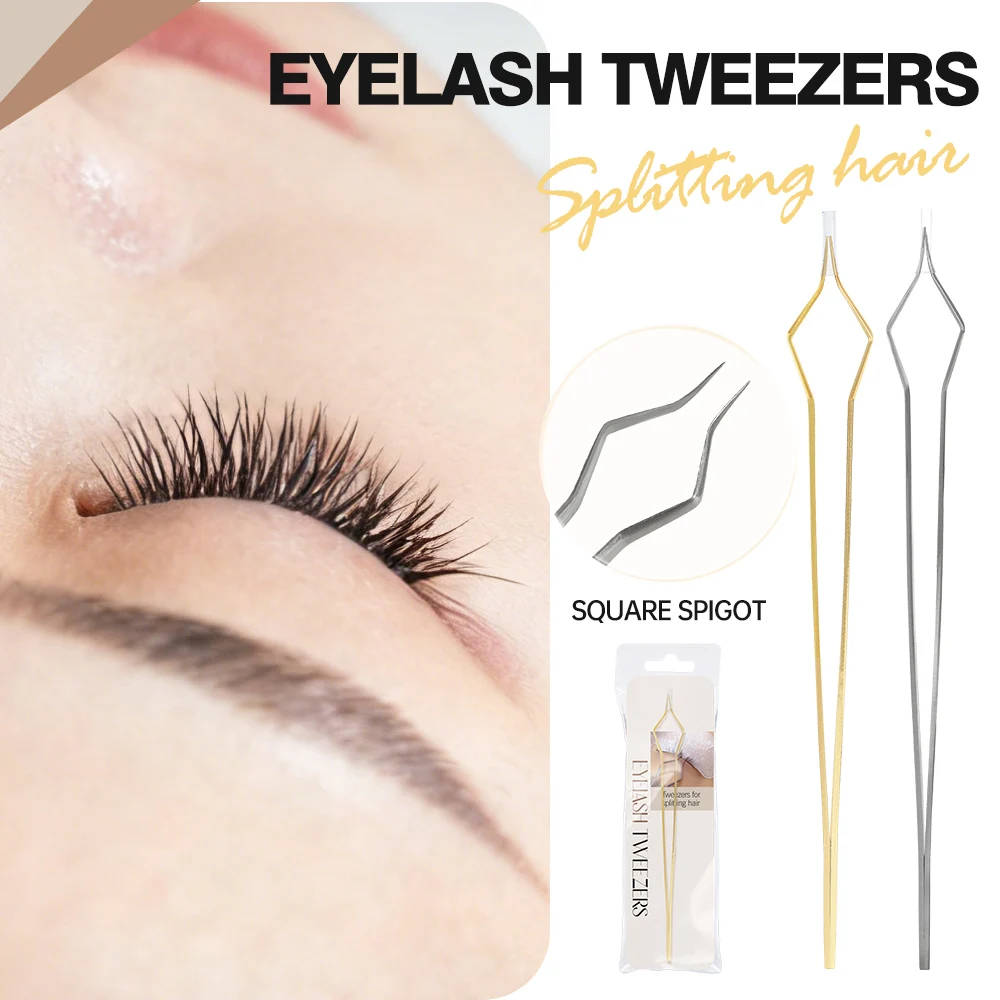 Roestvrijstalen mee-eter-extractortang met gebogen uiteinde, professionele pincet voor het verwijderen van acne en mee-eter, acne-tang met gebogen uiteinde