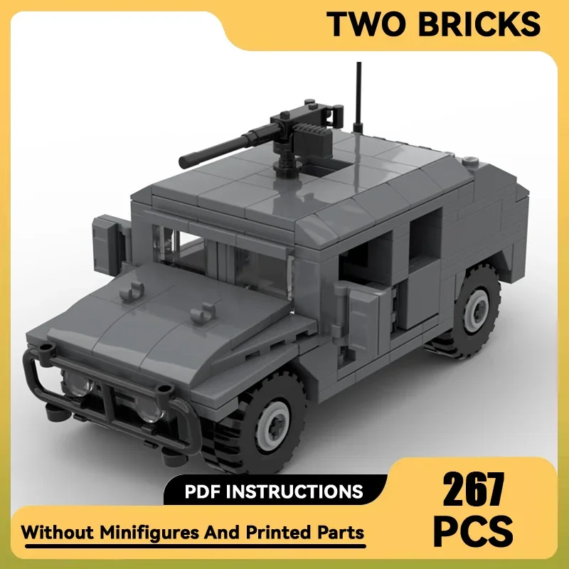 

Строительные блоки Moc серии War HMMWV M1025, модель, технические кирпичи, сделай сам, сборка, военная техника, игрушка для подарка ребенку