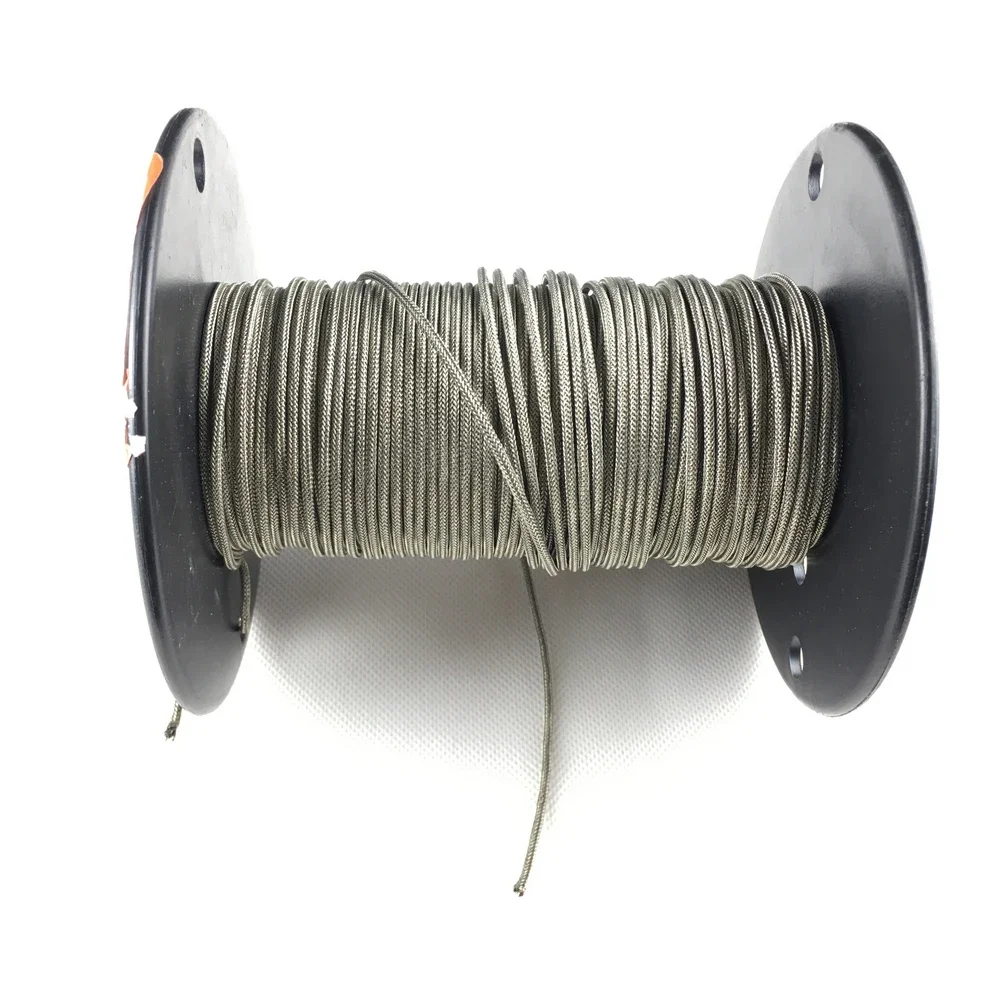 Vintage Braided Shielded Push-Back Cloth Metal Color Wire For Electric Guitar bass per meter ( #0097 ) MADE IN USA