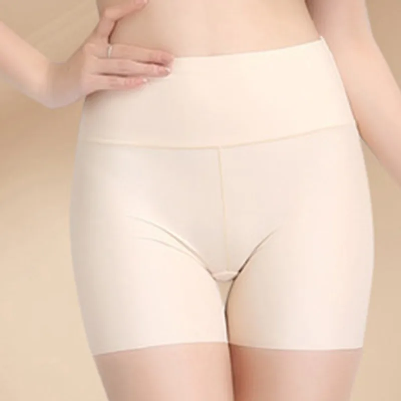 Seamless Spandex Ice Silk Safety Shorts Pants Women Boyshorts Under Skirt Underwear Breathable No Curling Boxers for Women