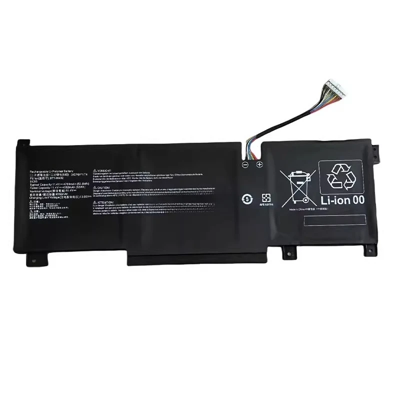 BTY-M492 لـ Msi Bravo C7VF Stealth A13VF-021UK Sword 15 A13V A11UE A11UG Cyborg A12VF CrosshAir 17 A11UCK A11UDK 11.4V 4700mAh