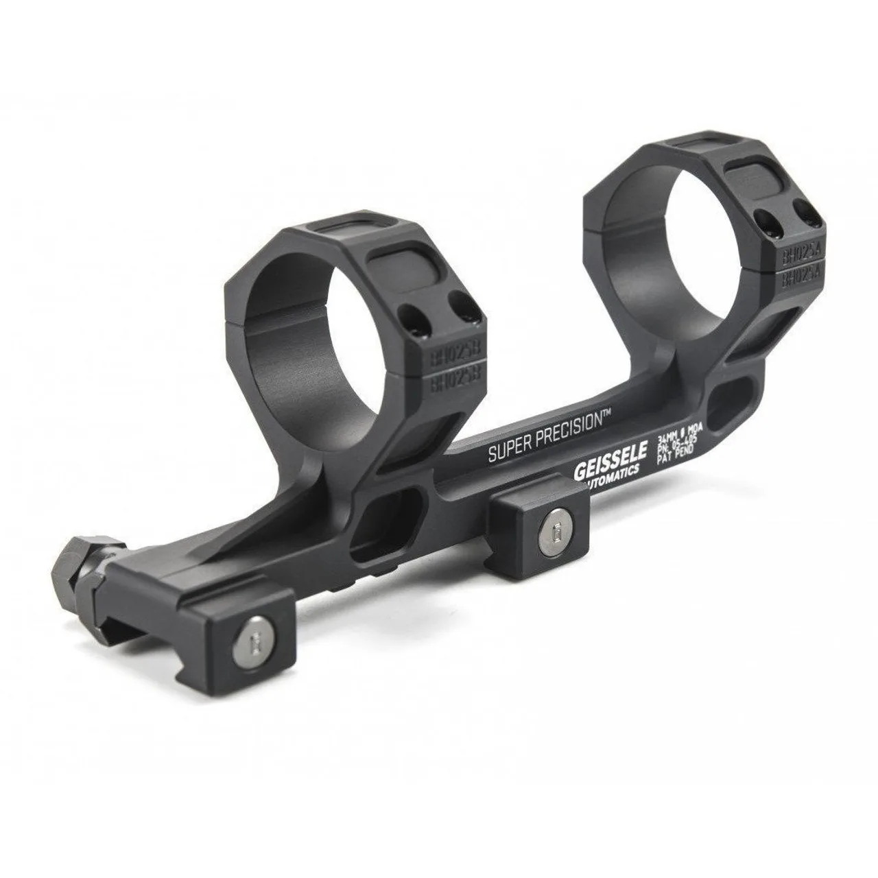 

1.54Inch Geissele concave-convex lettering optical mirror one-piece bracket 25.4/30 mm