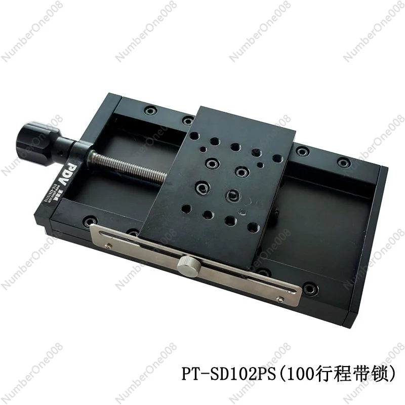 X Axis 50mm Travel Manual translation stage Manual Linear Stage Displacement Platform Optical Sliding Table PT-SD102P/102PS