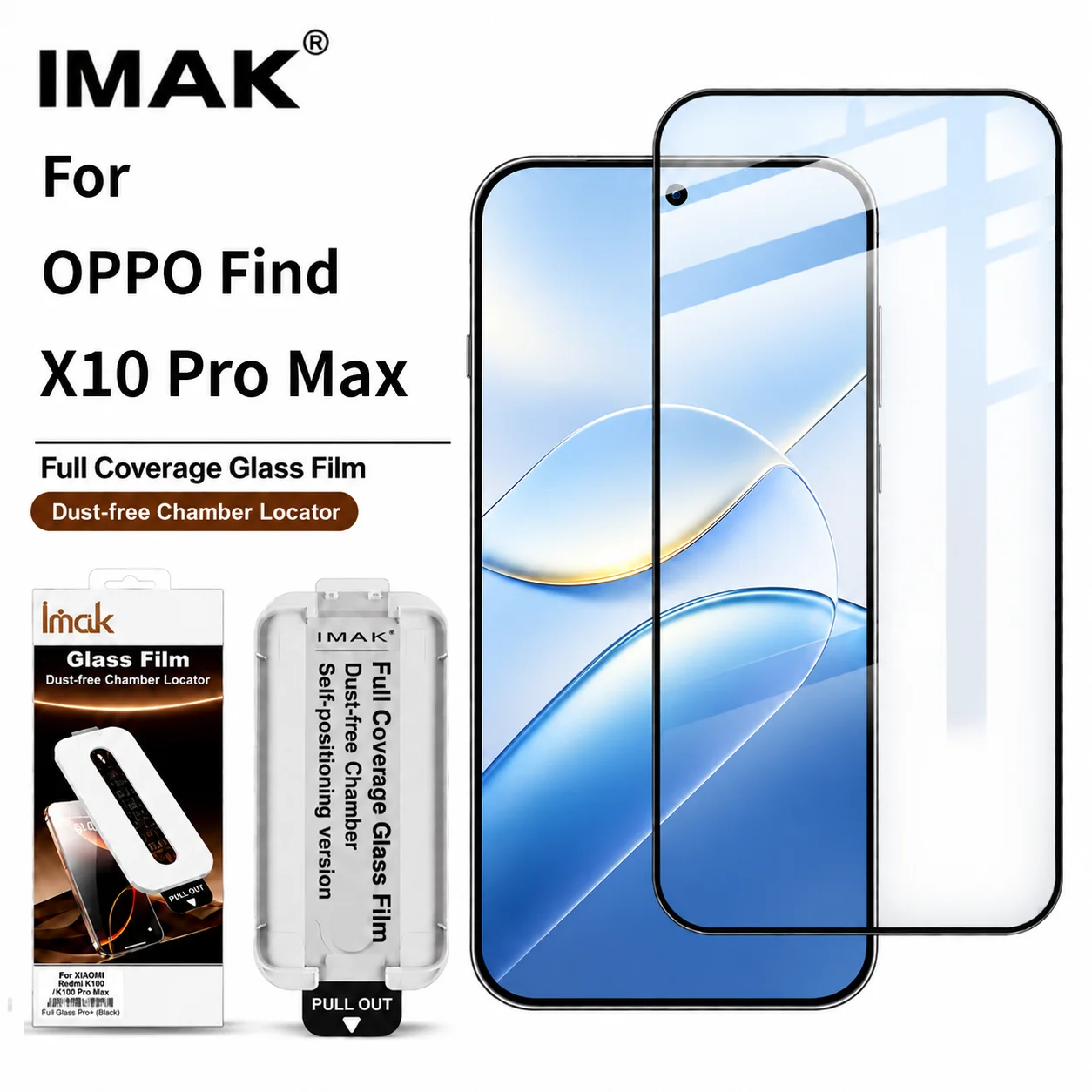 Tempered Glass For OPPO Find X10 Pro Max 5G Support Fingerprint Protector Film HD Clear FM0006
