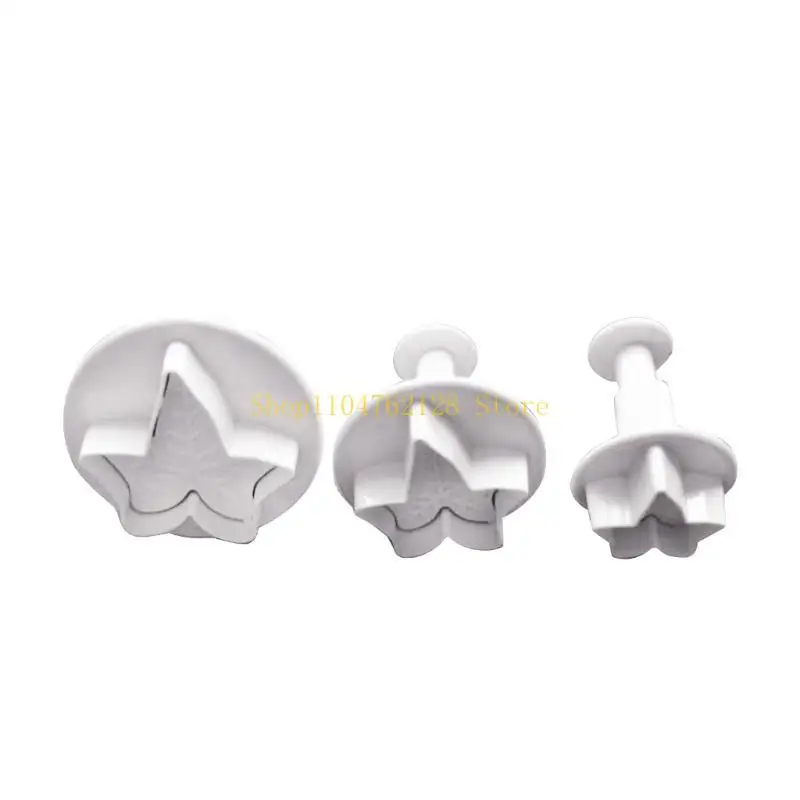 3 куски DIY Fondant Rutters Fondant Flom