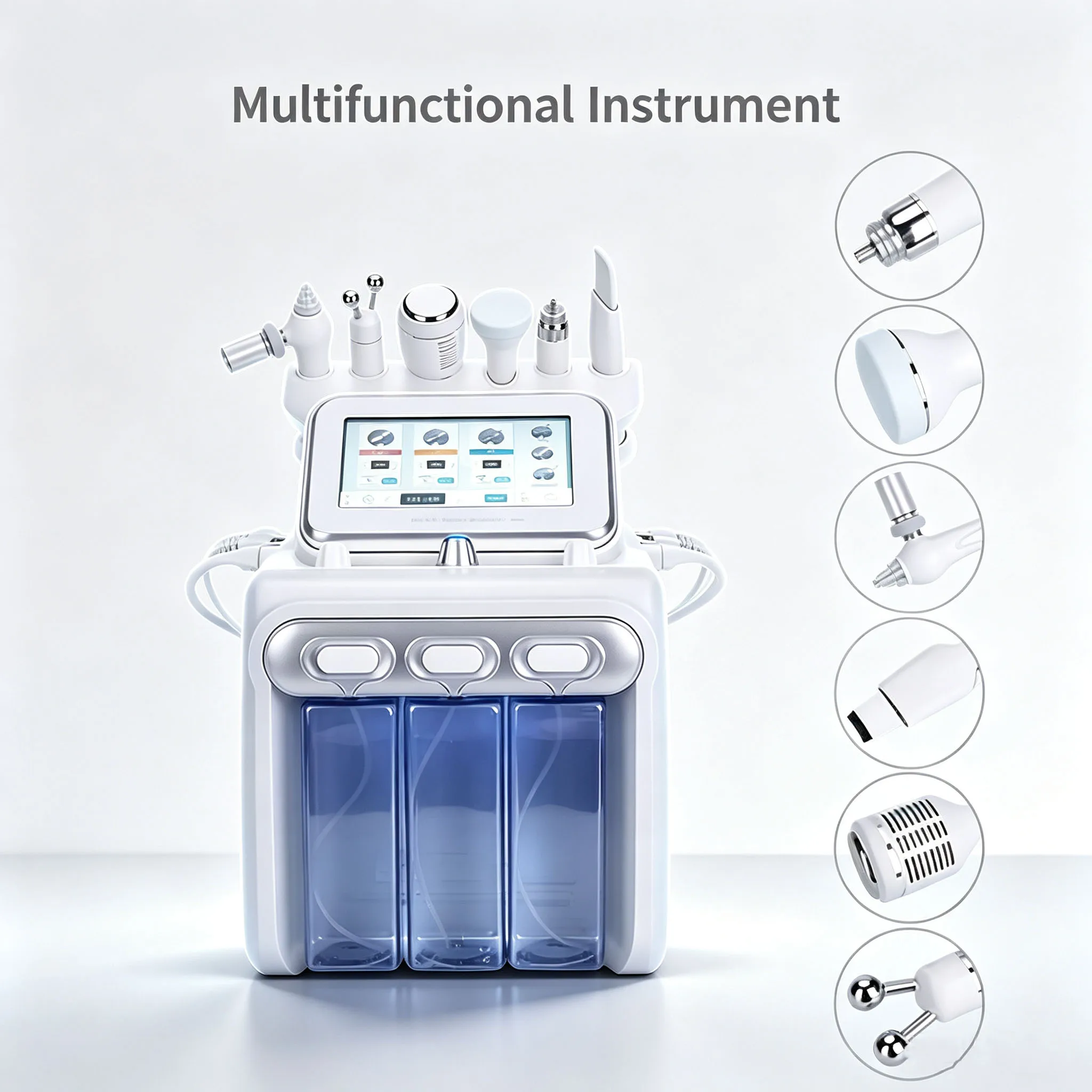 Hydrogen Oxygen Small Bubble Suction Blackhead Hydration Beauty Salon Specific Multifunctional Oxygen Injection Device