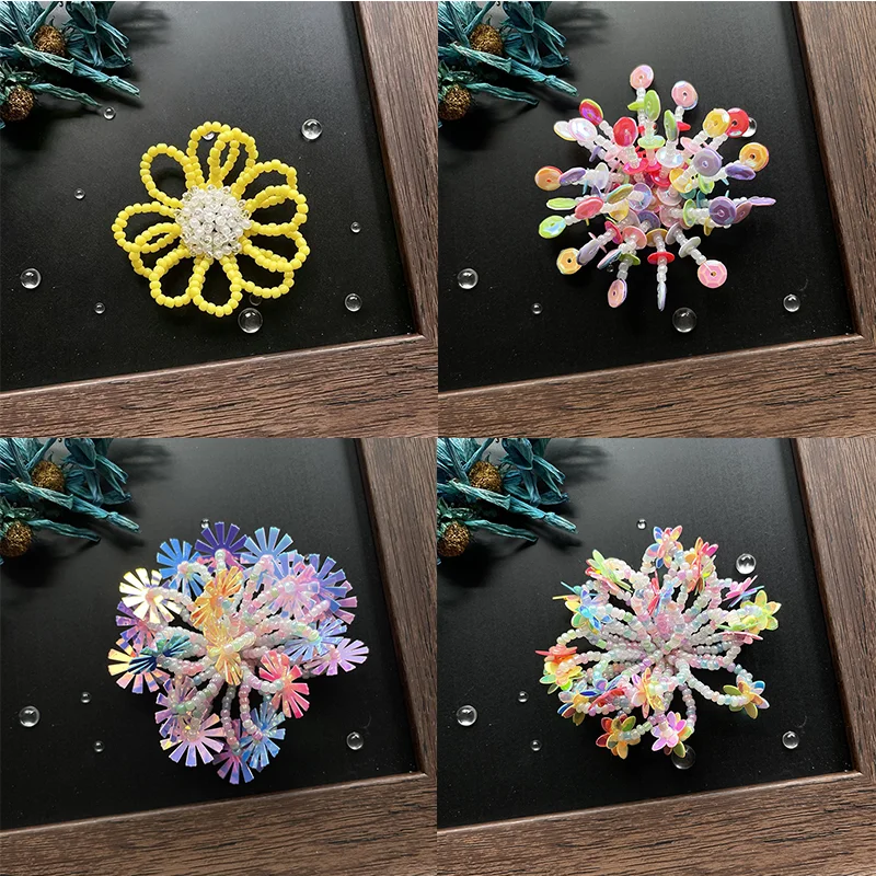 Whiteboard Magnetic - Kerajinan Bunga Manik-manik Korea DIY Berwarna-warni,
