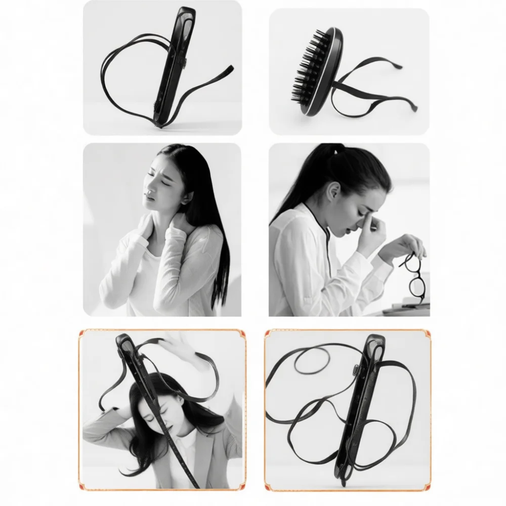 Head Meridian Scraping Massage Comb Facial Gua Sha Tool Scalp Relaxation Device Manual Stress Relief Body Care Equipment