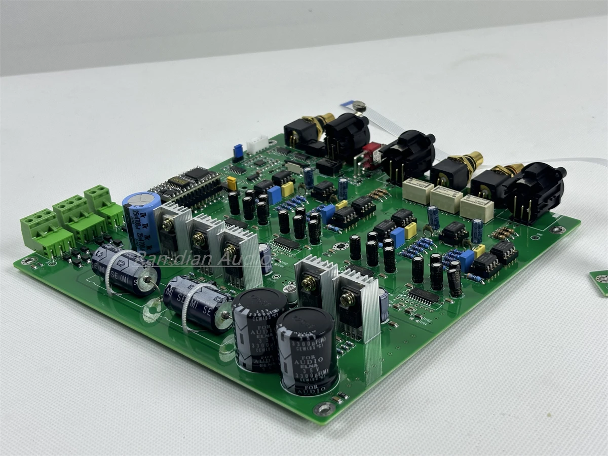 Dekoder DAC Seimbang PCM1702*4 Kelas Atas Bluetooth, USB, Koaksial, AES + CS8422 + SM5847 + SM5842APT + DF1706 + DF1704 + NOS