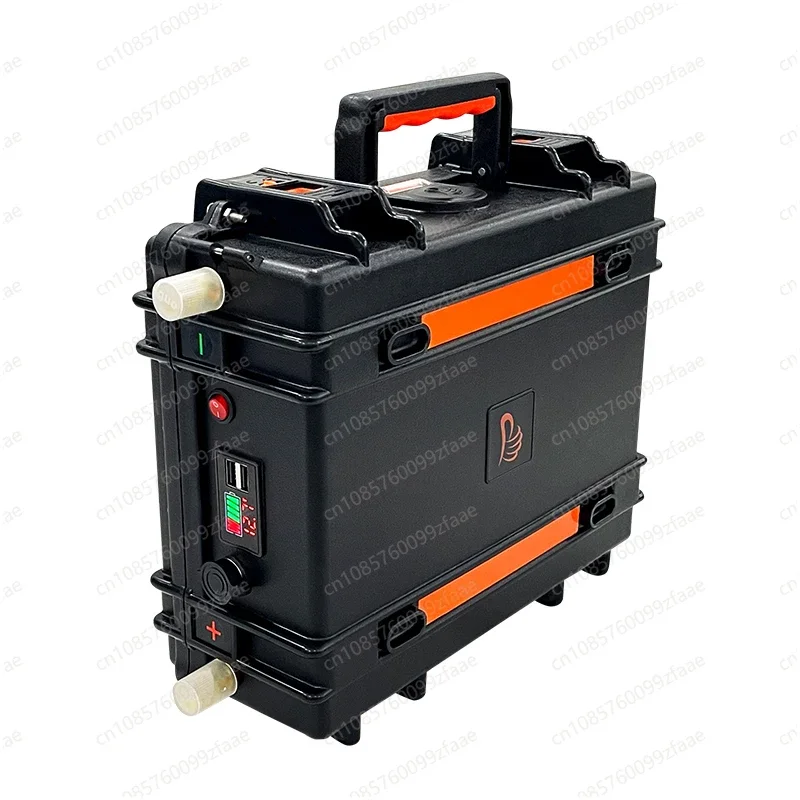 Waterproof 24V 100AH150AH 200Ah lithium battery inverter thruster portable battery bottle BMS propeller boat+charger