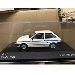 ホワイトボックス-合金車モデル,1:43スケールの鋳造車モデル,Fiesta 1984シミュレーション,静的表示,収集可能なおもちゃ,ギフト,お土産の装飾