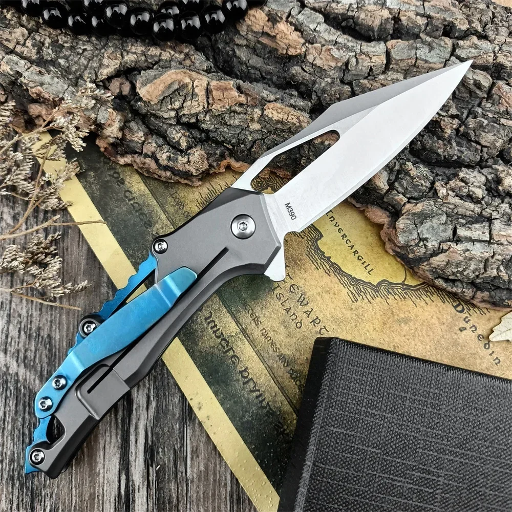 Flipper Assisted Folding Blade Knife D2 Steel T6 Aluminum Handle Outdoor Camping Hunting Tactical Knives Pocket EDC Tool