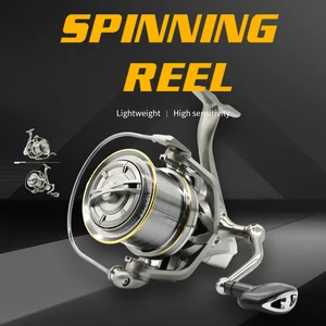 NGK long shot jigging spinning reel, saltwater fishing spool, large saltwater spool, 17 + 1b, 55lb max drag, 8000, 9000, 10000, 12000, 14000 series 10 Main Sales Long Cast Praia Molinete - №10