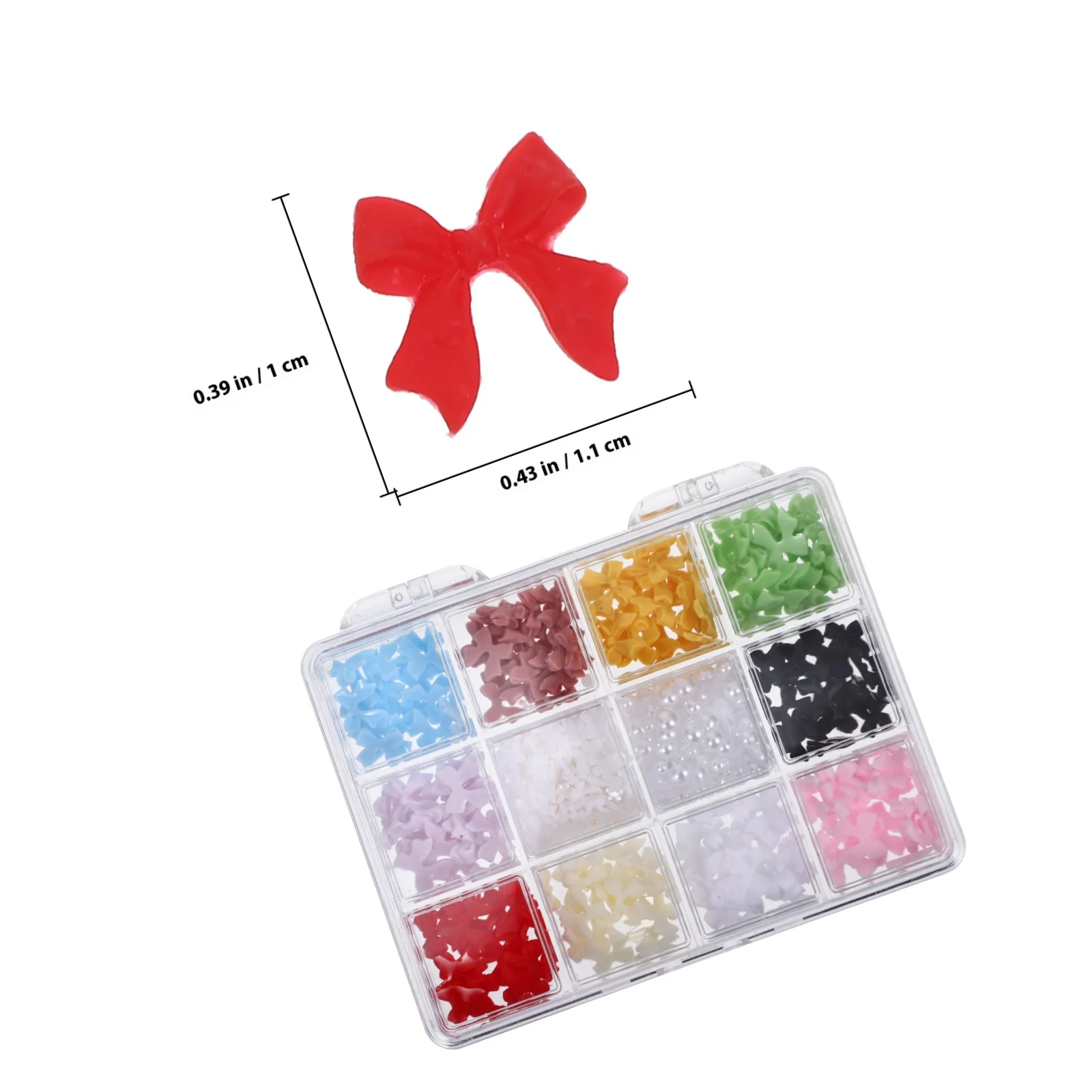 مجموعة مجوهرات الأظافر على شكل فيونكة لؤلؤية، أنماط متنوعة للمناسبات، متينة تدوم طويلاً، احترافية للاستخدام المنزلي، سحر الأظافر للأظافر الأكريليك