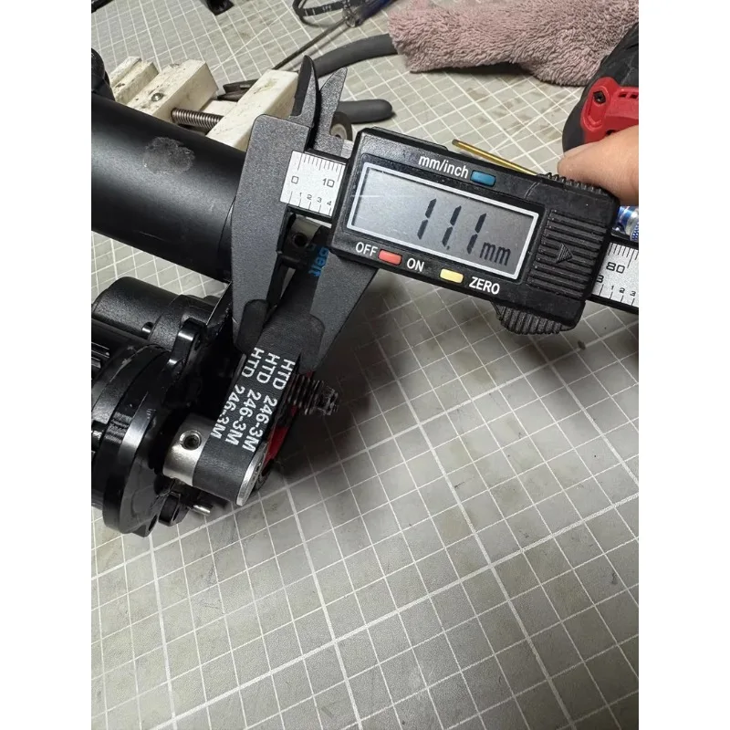 Kit de Conversion d'entraînement par courroie, ensemble de mise à niveau silencieux pour Crossrc EMO XX 1/6 RC, voiture sur chenilles, camion, modèle dinosaure/Stegosaurus/Brontosaure
