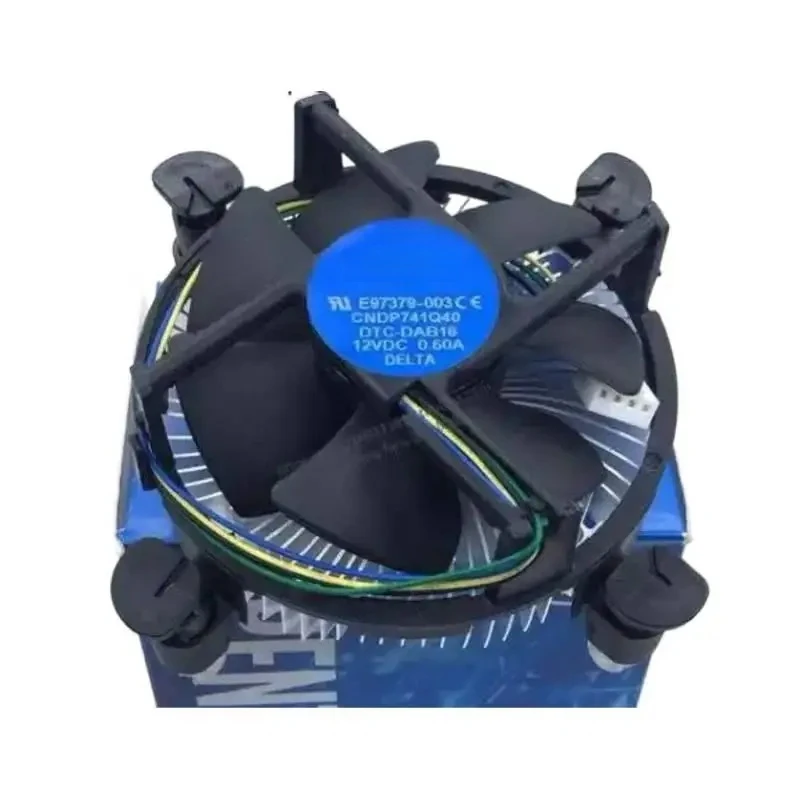

Cooling Fan for E97379-001 12V 0.60A 0.17A 0.28A 775 Pin 1150/1155/1156 4-wire Temperature Control CPU Fan E97379-003 (=)