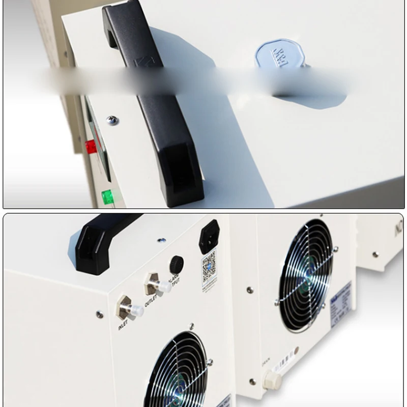 Mesin ukir Laser CW-3000AG 9L, pendingin air industri Thermolysis 60W/80W tabung kaca CO2 pendingin poros CNC