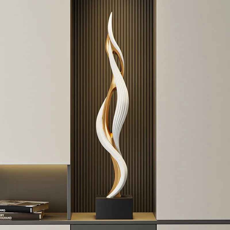 Creative Entrance Hall Sculpture Large Luxury Art Living Room Statue Table Wine Rack Modern Figurines Aesthetic Nordic Ornaments
