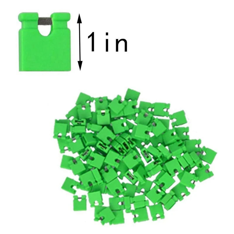 A86G-100Pcs 2.54MM Jumper Cap Open Type Shorting Cap Shorting Block Shorting Cap Socket Pin Header Connection Block