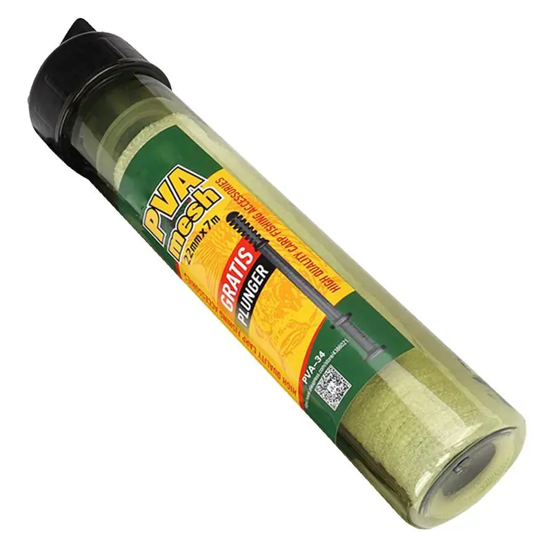 

PVA Mesh Bait Bags 7 Meter Fishing Bait Bags Tackle Throwing Tool Fishing Bag Water Dissolving Bag For Solid Bait Carp Bait