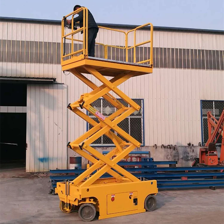 Plate-forme élévatrice électrique, Table élévatrice à ciseaux, échafaudage, Machine élévatrice 18m 20m 300kg
