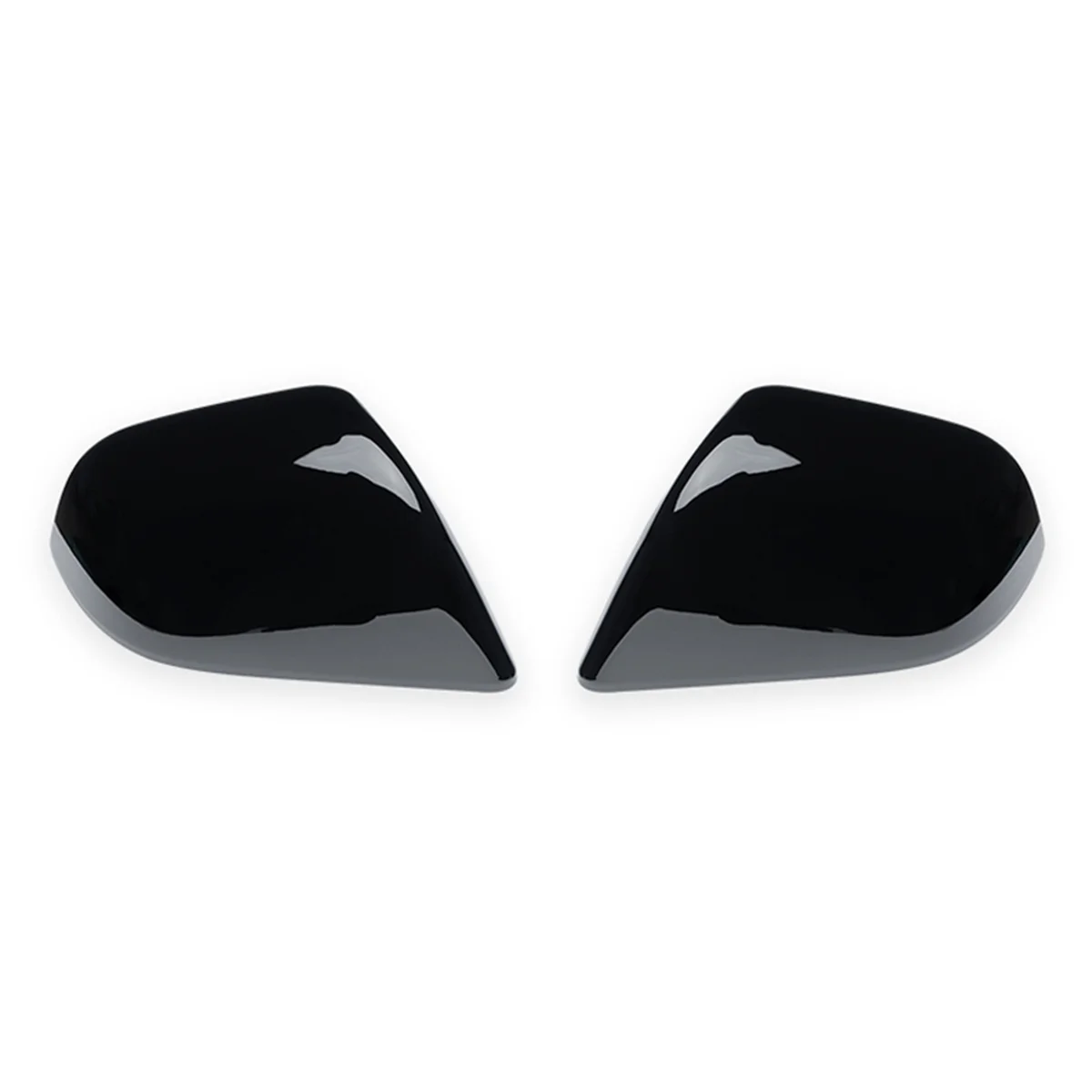 For Tesla Model Y Model 3 Highland Side Door Mirror Caps Side Mirror Caps Reverse Mirror Caps,Gloss Black