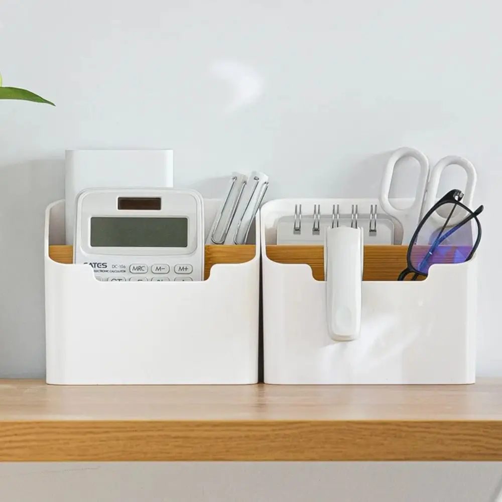 Multipurpose Desktop Storage Box Remote Control Organizer For Tv Remote Holder Bedroom Living Room Table Tidy
