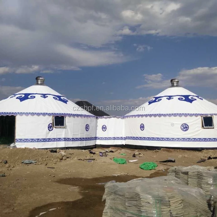 Yourte Mongole Wrought Iron for Garden Modern Luxury Mongolia Yurt