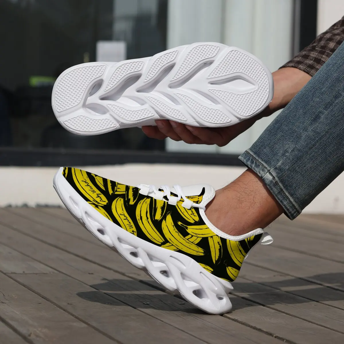 Heren sportschoenen voor heren Lichtgewicht mesh Ademend Zomer Comfortabele buitensport Veterschoenen Platte trainingssneakers met zachte zool