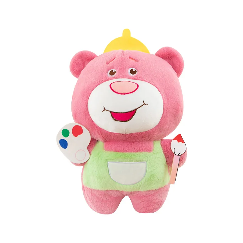 Peluche Kawaii Sanrio Serie di artisti carini Orso di fragole Bambola di pezza per bambini Regalo di compleanno Compagno della buonanotte per bambini