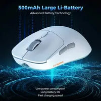 Kysona M600 V2 Gaming Mouse PAW3395 Tri Mode Esports Lightweight 55g 26000DPI Computer Mice for Office PC Accessories