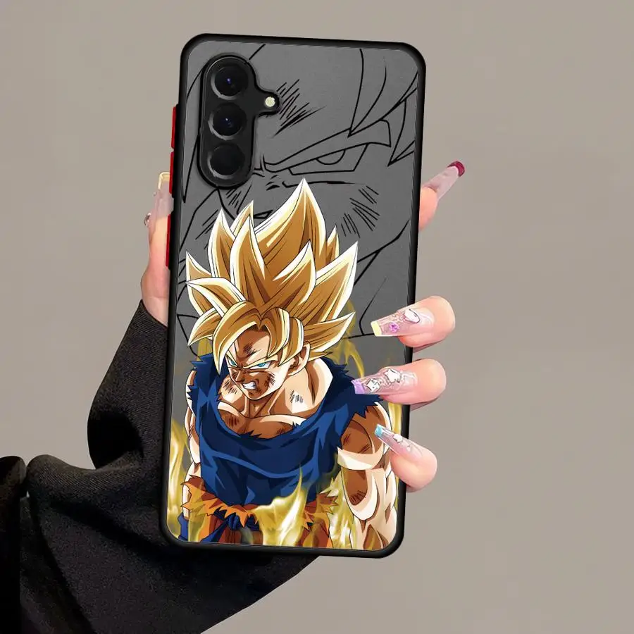 Dragon Ball Anime Cool Caso Della Copertura Posteriore Del Telefono per Samsung Galaxy A73 A34 A21s A24 A35 A36 A53 A52 A56 A22 A25 A26 A54