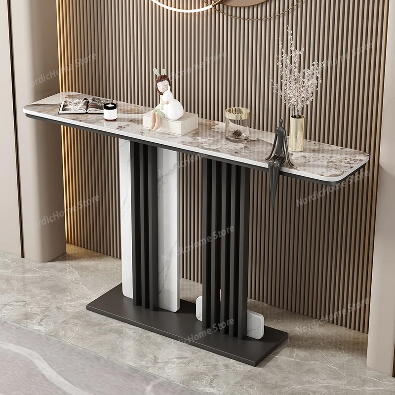 

Storage Modern Console Table Aesthetic Elegant Luxury Glam Entryways Table Unique Design Console Ingresso Home Furniture
