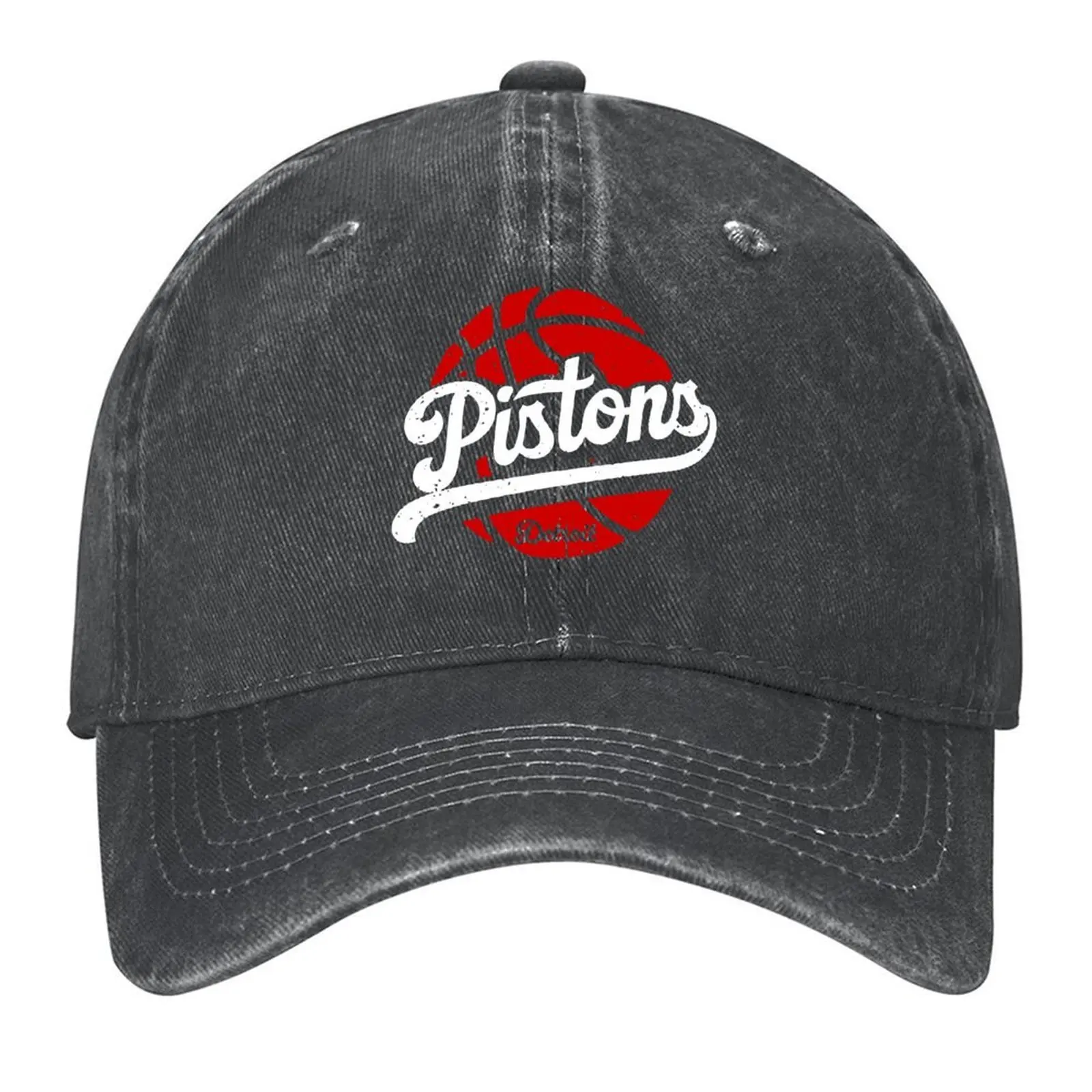 

Pistons Classic Baseball Cap Big Size Hat beach hat Gentleman Hat Luxury Brand Woman Men's