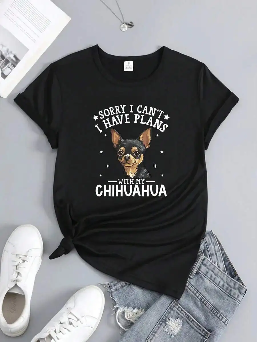 Women Crew Neck Short‑Sleeve Lady Fit T‑Shirt, 