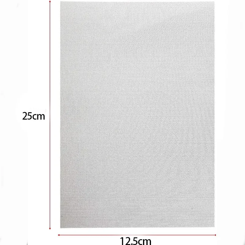5Pcs Car Bumper Stainless Steel Repair Net Bumper Body Hood Vents Plastic Crack Repair Hole Repairing Mesh Net Repaired Tools
