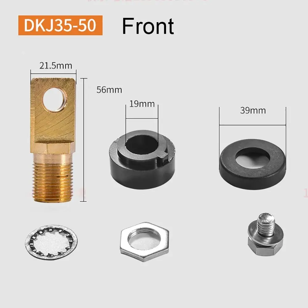 1Pcs Quick Connector Tool Fast Connector Socket Single Plate Front/Rear Panel Welding Machine Rear Plate European DKJ10-25 35-50