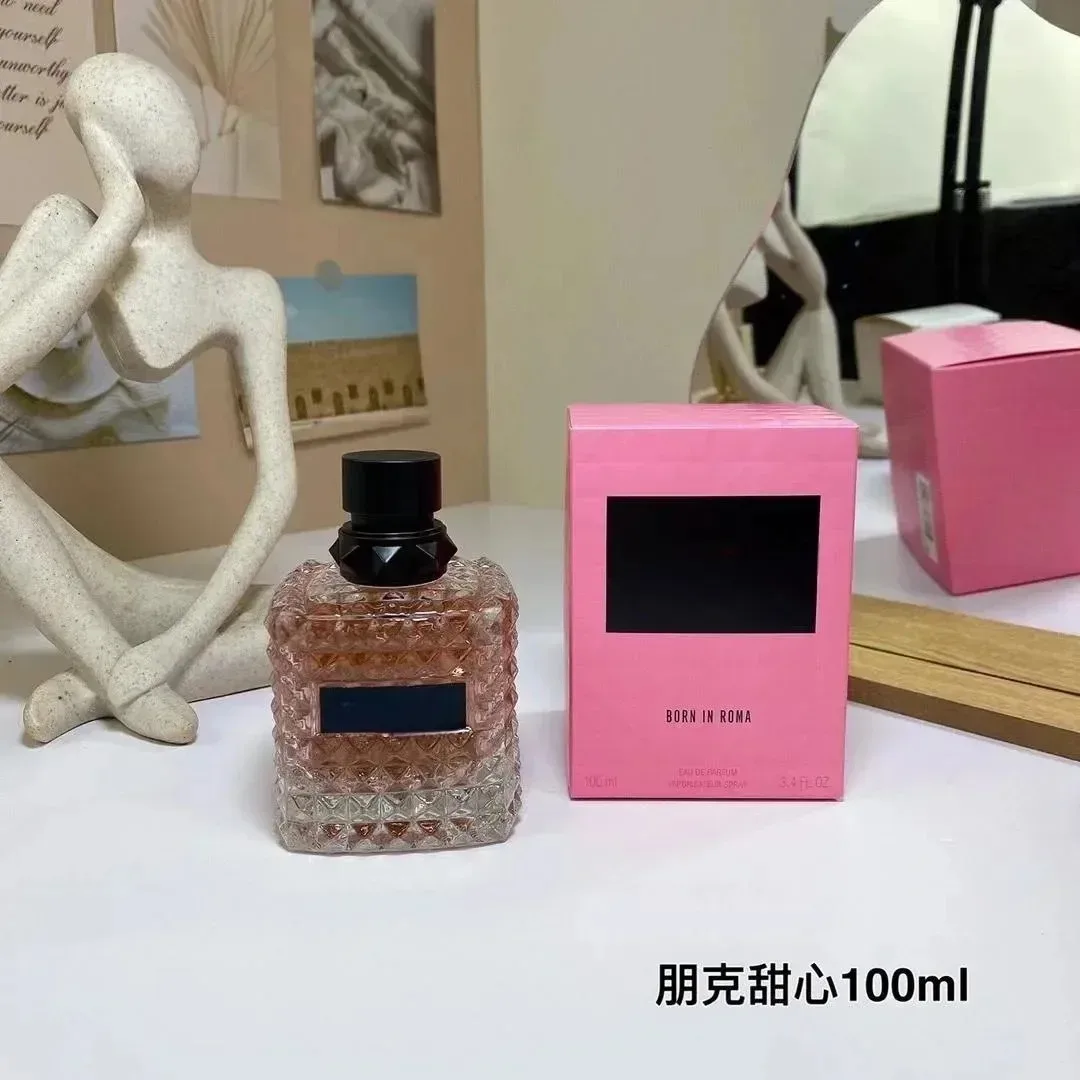 Perfume de 100ML, Spray corporal Sexy para mujer, Perfumes para hombres y mujeres, fragancia duradera de alta calidad, nacido en Roma