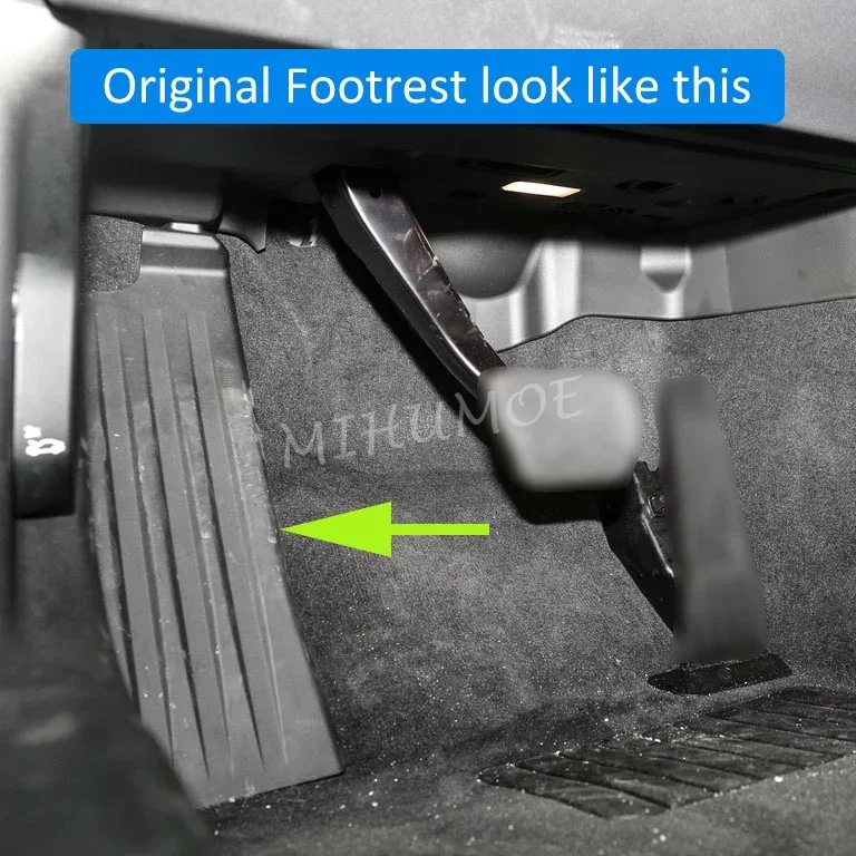 مسند القدمين الميت القدم الراحة غطاء الدواسة تراكب الملحقات ل 2019-2025 BMW 3 4 سلسلة i4 G20 G21 G22 G23 G26 2024 2023 2022 2021