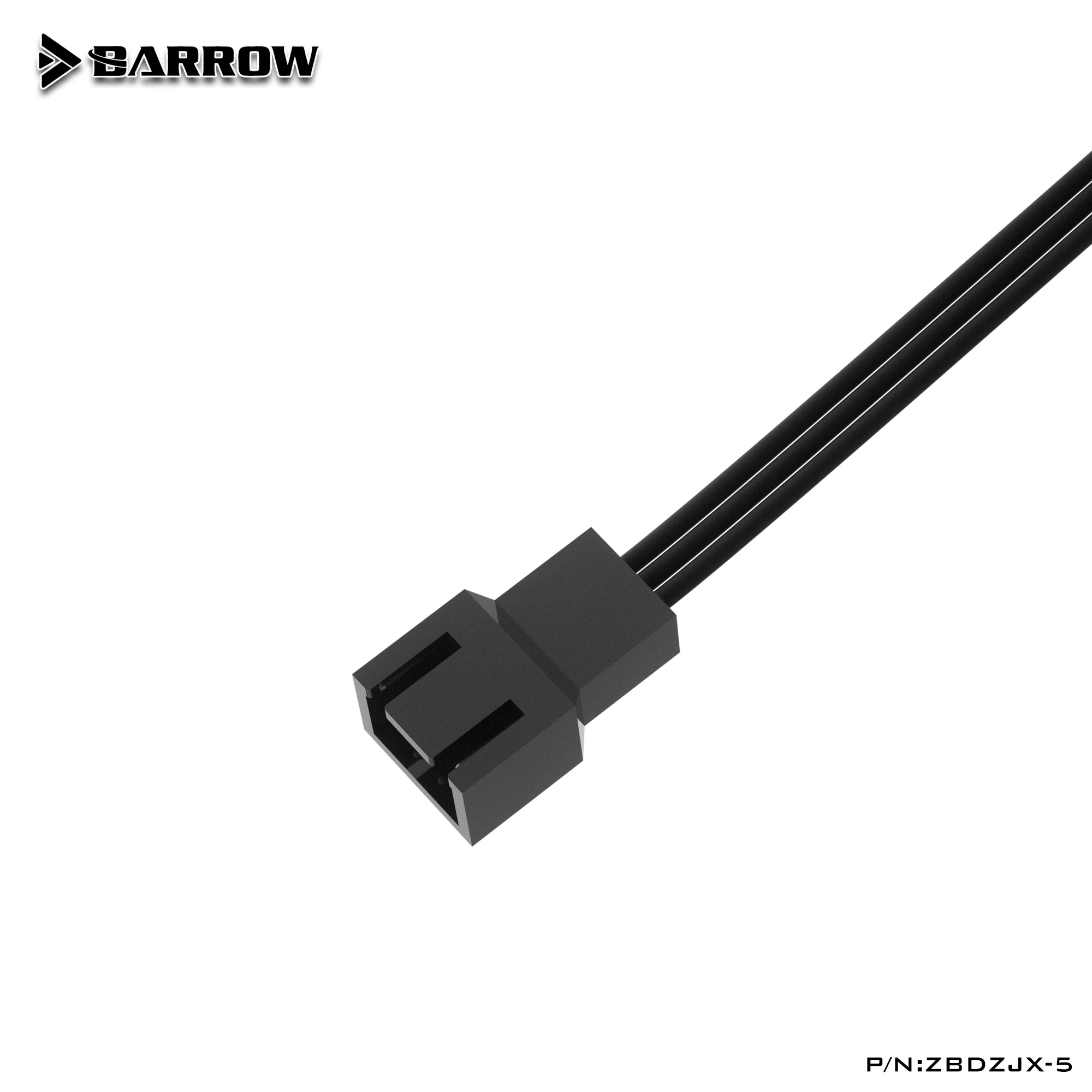 Barrow-Cable de línea de conversión de lámpara de placa base RGB, conector de Cable de extensión de tira Led de Pc, 5V, 3 pines, LRC2.0, ZBDZJX-5