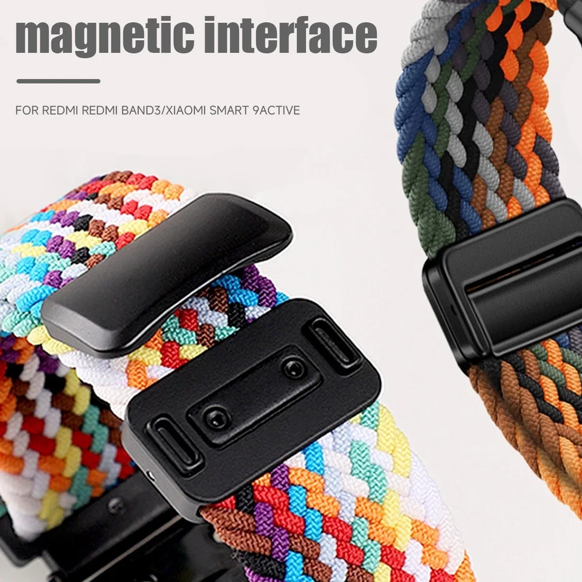 حافظة كمبيوتر + حزام لـ mi band 9/8 ملحقات نشطة سوار نيون رياضي كوريا + غطاء حماية ممتص للصدمات لفرقة Redmi 3 2 #3