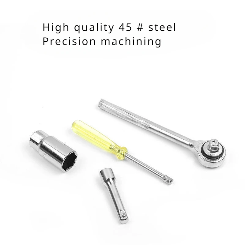 40pcs/set Household Sleeve Ratchet Extension Rod Auto Repair Manual Tool Hardware Set Combination