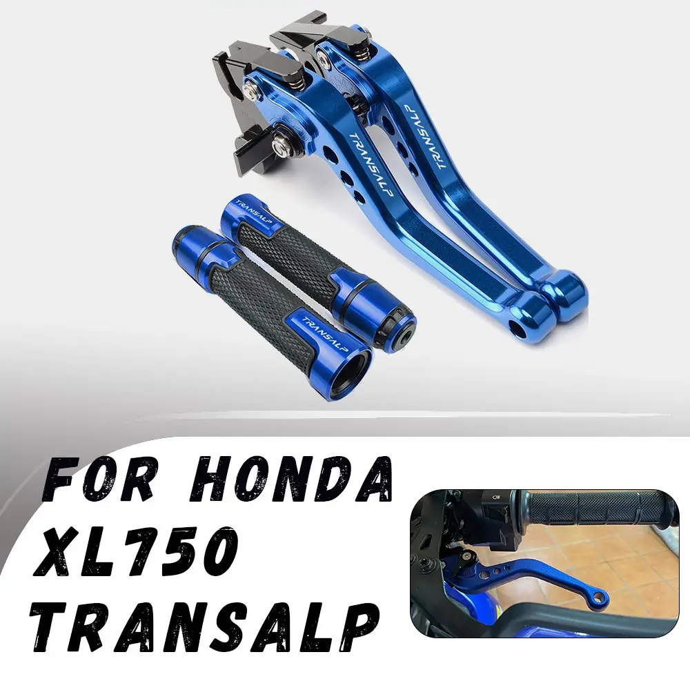 For Honda XL750 Transalp 2023 Motorcycle Brake Clutch Lever Handle Handlebar Grips Ends Plug Slider Caps Motorcycle Accessories